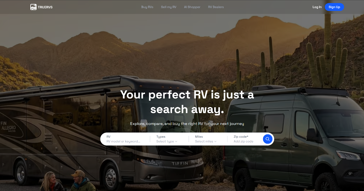 TrueRVs | Find Your Perfect RV